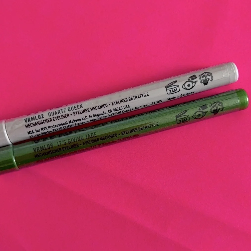 NYX Vivid Rich Mechanical Pencil Quartz Queen- It’s Giving Jade (Bundle of two)